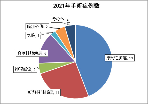 2021年手術症例数