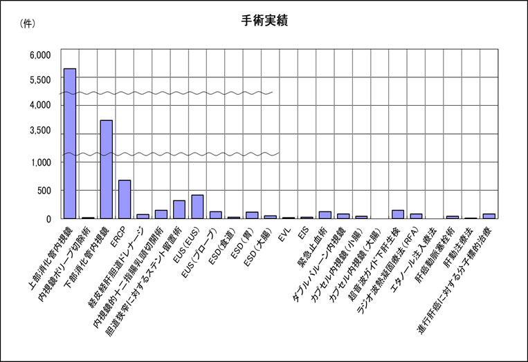 手術実績（2022年）グラフ